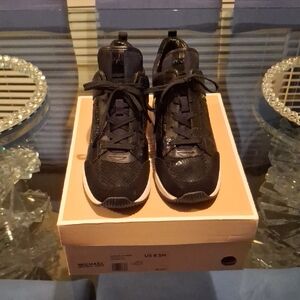 Michael Kors Black and White Sneakers